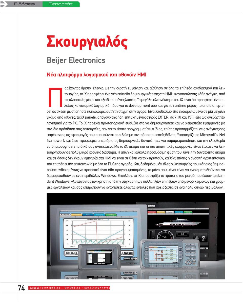 Το μεγάλο πλεονέκτημα του ix είναι ότι προσφέρει ένα τελείως καινοτομικό λογισμικό, τόσο για το development όσο και για το runtime μέρος, το οποίο υπερτερεί σε σχέση με οτιδήποτε κυκλοφορεί αυτή τη