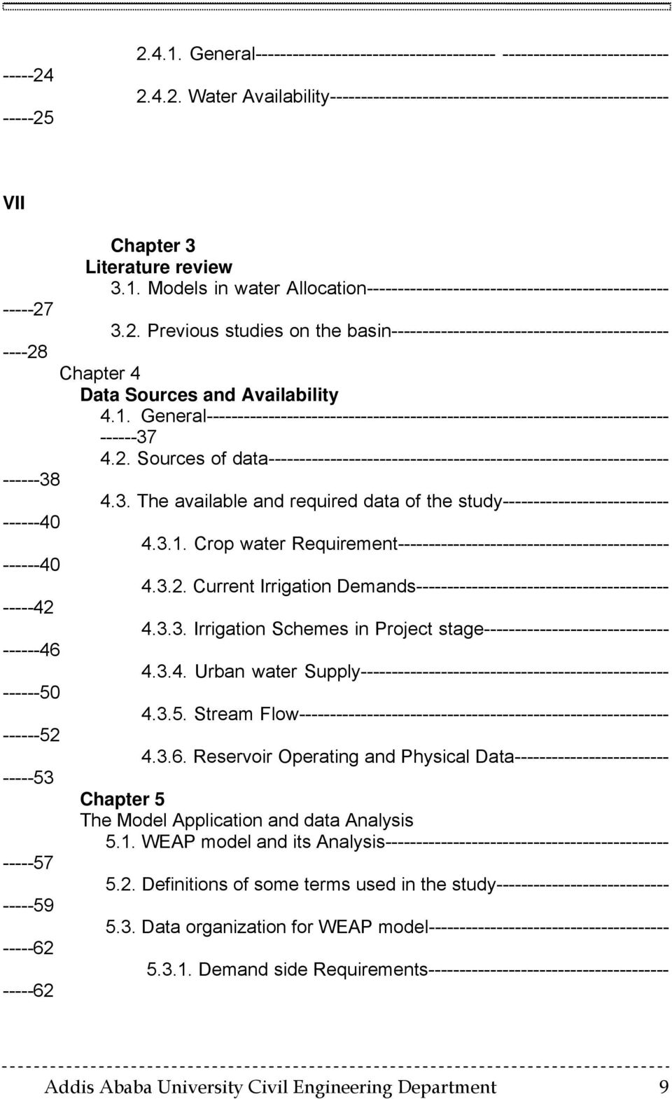 3.2. Previous studies on the basin--------------------------------------------- ----28 Chapter 4 Data Sources and Availability 4.1.