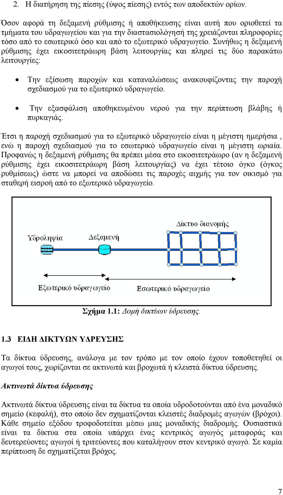 εξωτερικό υδραγωγείο.