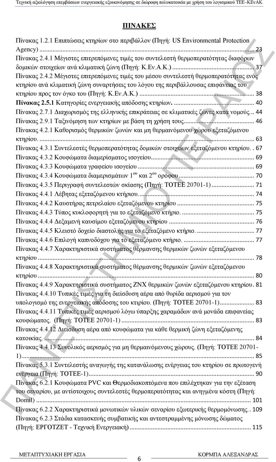 2 Μέγιστες επιτρεπόμενες τιμές του μέσου συντελεστή θερμοπερατότητας ενός κτηρίου ανά κλιματική ζώνη συναρτήσεις του λόγου της περιβάλλουσας επιφάνειας του κτηρίου προς τον όγκο του (Πηγή: Κ.Εν.Α.Κ.).