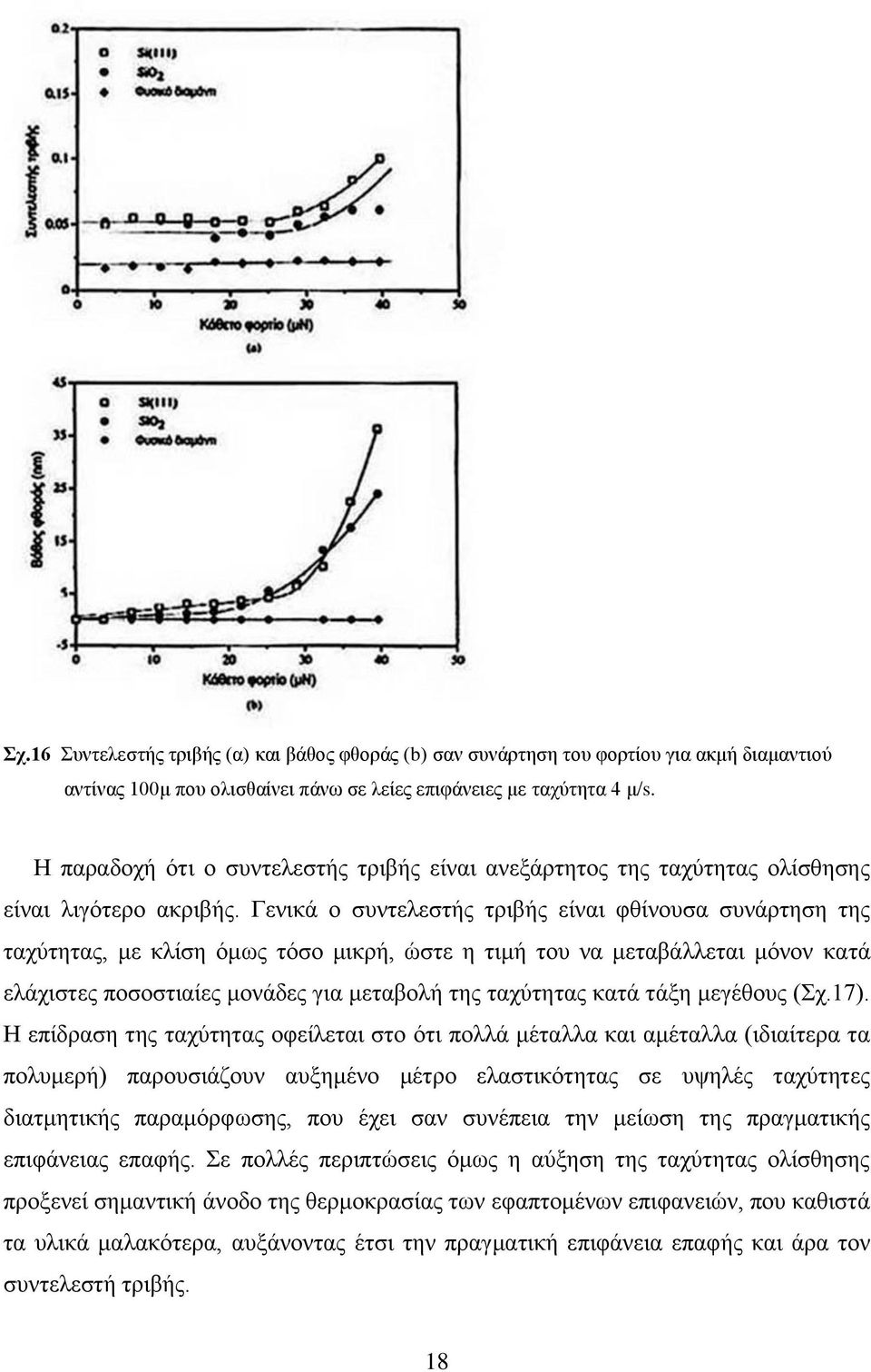 Γενικά ο συντελεστής τριβής είναι φθίνουσα συνάρτηση της ταχύτητας, με κλίση όμως τόσο μικρή, ώστε η τιμή του να μεταβάλλεται μόνον κατά ελάχιστες ποσοστιαίες μονάδες για μεταβολή της ταχύτητας κατά