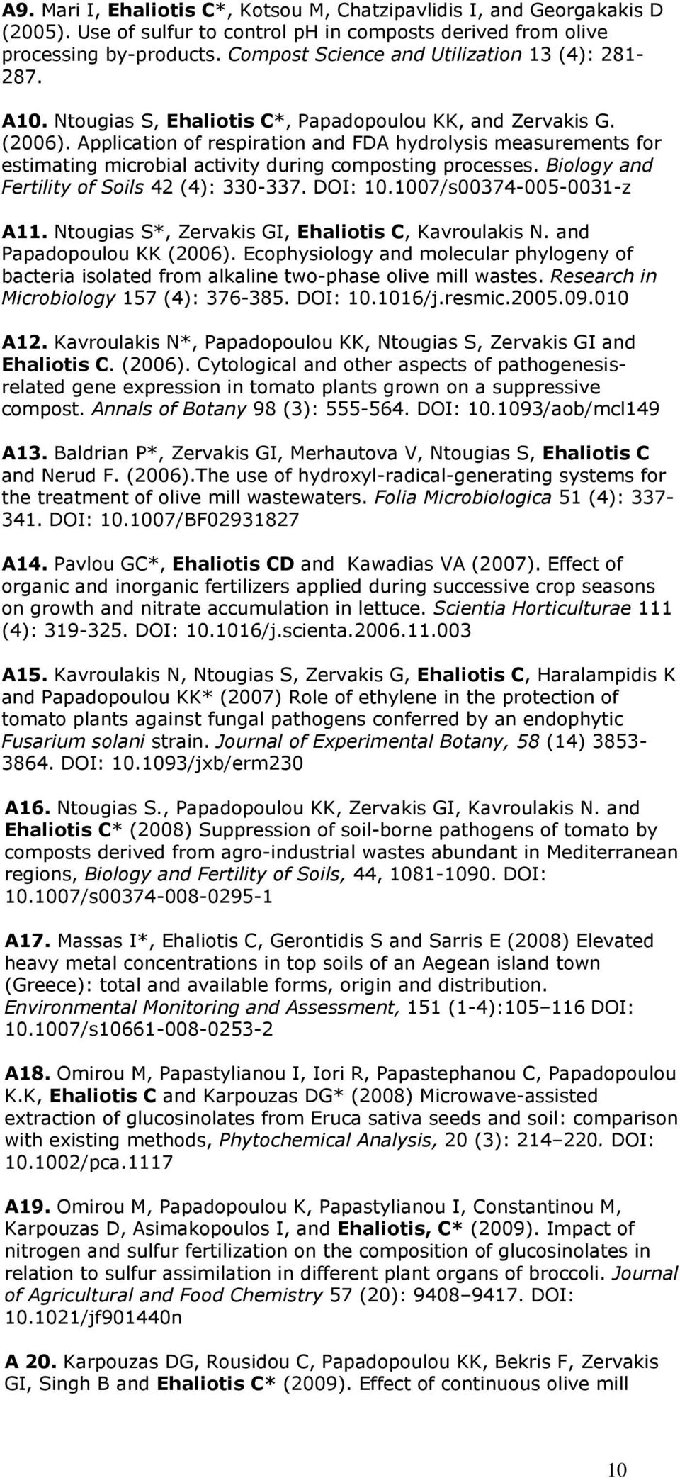 Application of respiration and FDA hydrolysis measurements for estimating microbial activity during composting processes. Biology and Fertility of Soils 42 (4): 330-337. DOI: 10.