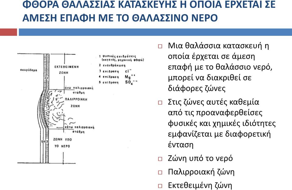 διακριθεί σε διάφορες ζώνες Στις ζώνες αυτές καθεμία από τις προαναφερθείσες φυσικές και