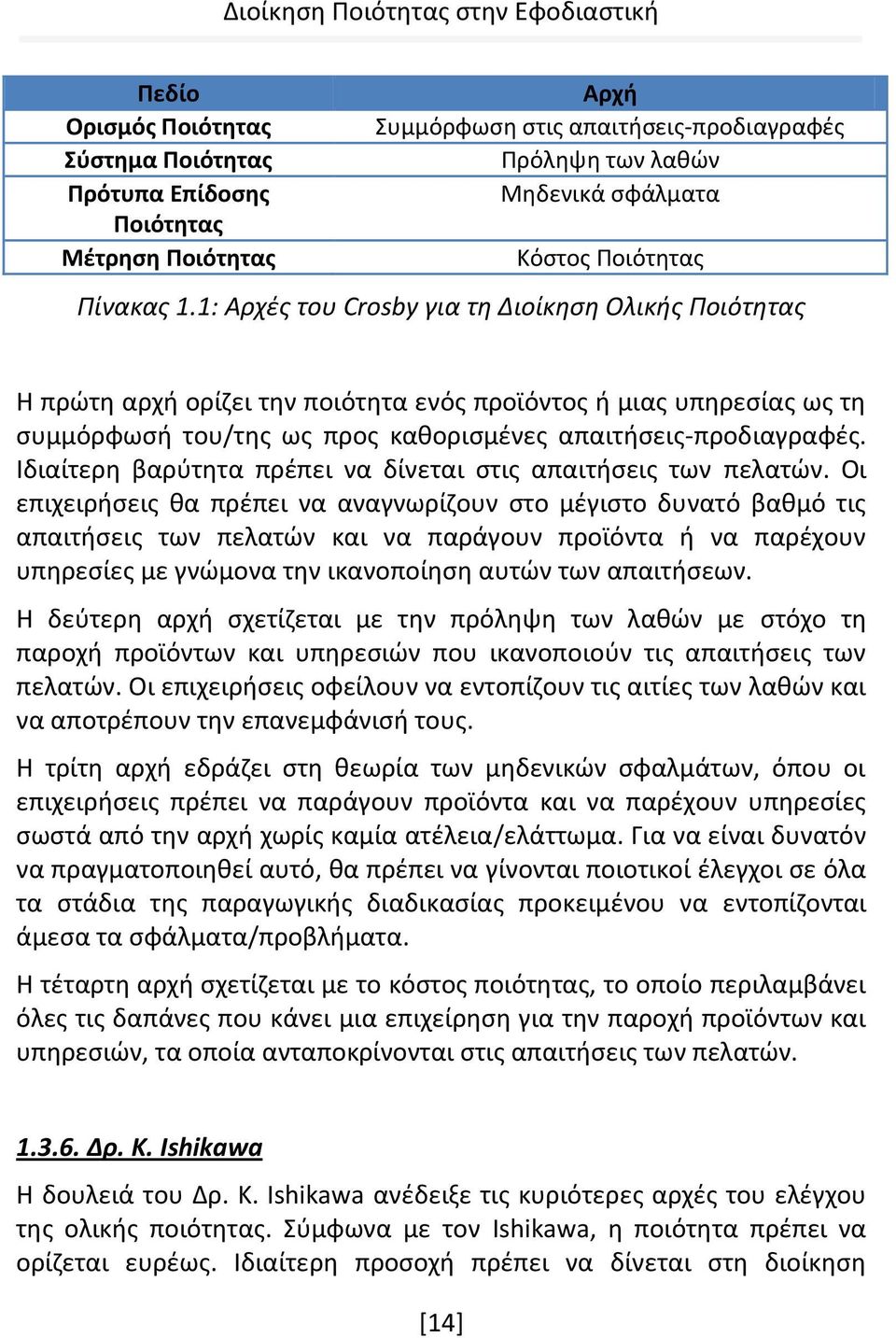 Ιδιαίτερη βαρύτητα πρέπει να δίνεται στις απαιτήσεις των πελατών.