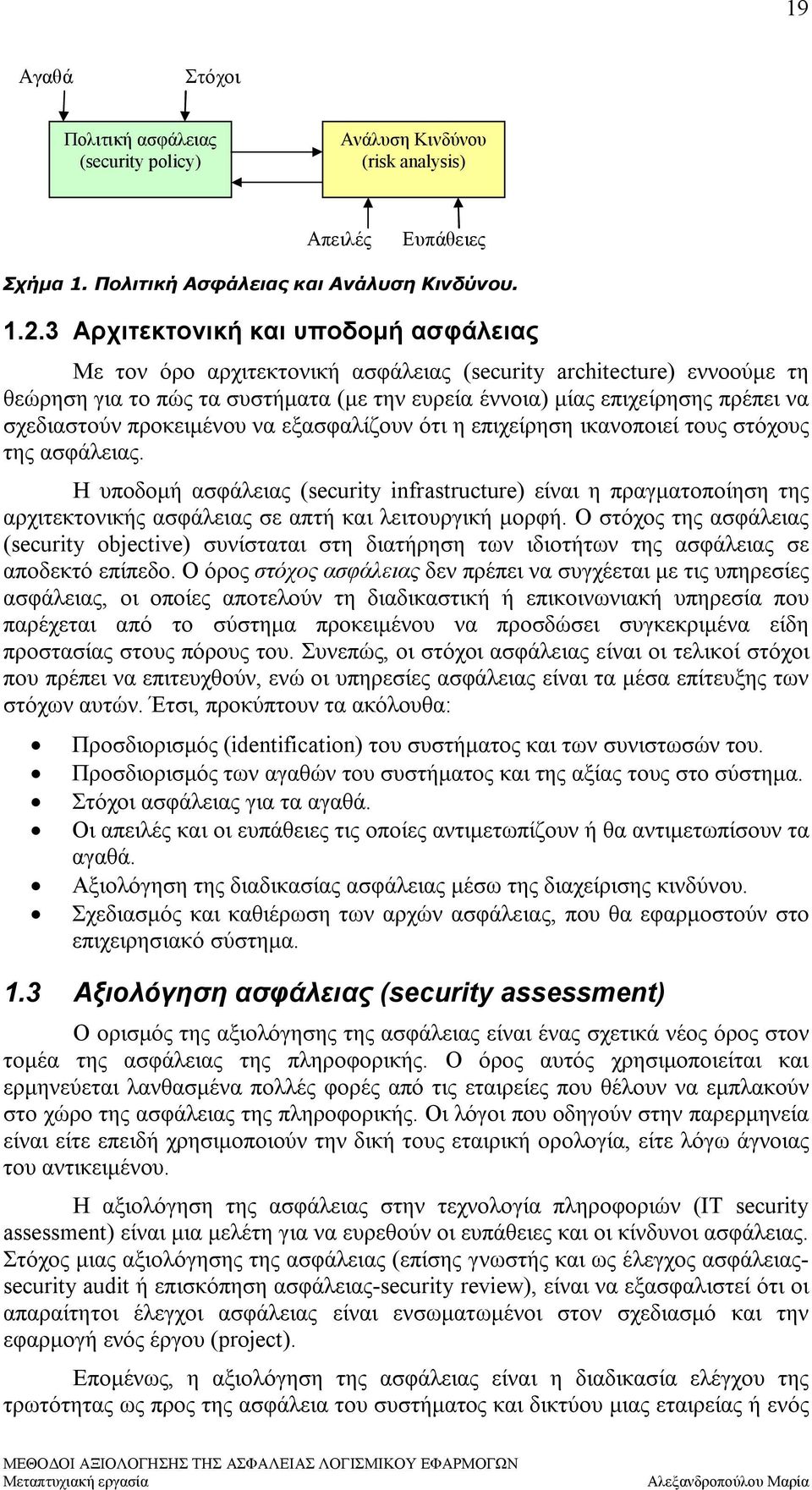 σχεδιαστούν προκειμένου να εξασφαλίζουν ότι η επιχείρηση ικανοποιεί τους στόχους της ασφάλειας.