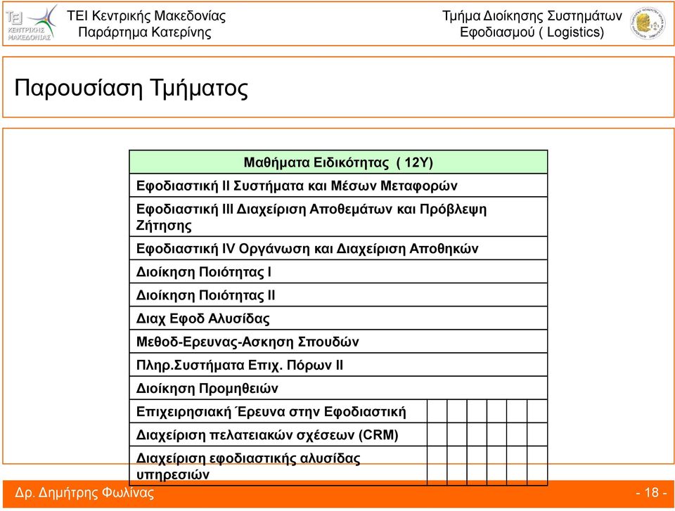 Ποιότητας ΙΙ Διαχ Εφοδ Αλυσίδας Μεθοδ-Ερευνας-Ασκηση Σπουδών Πληρ.Συστήματα Επιχ.