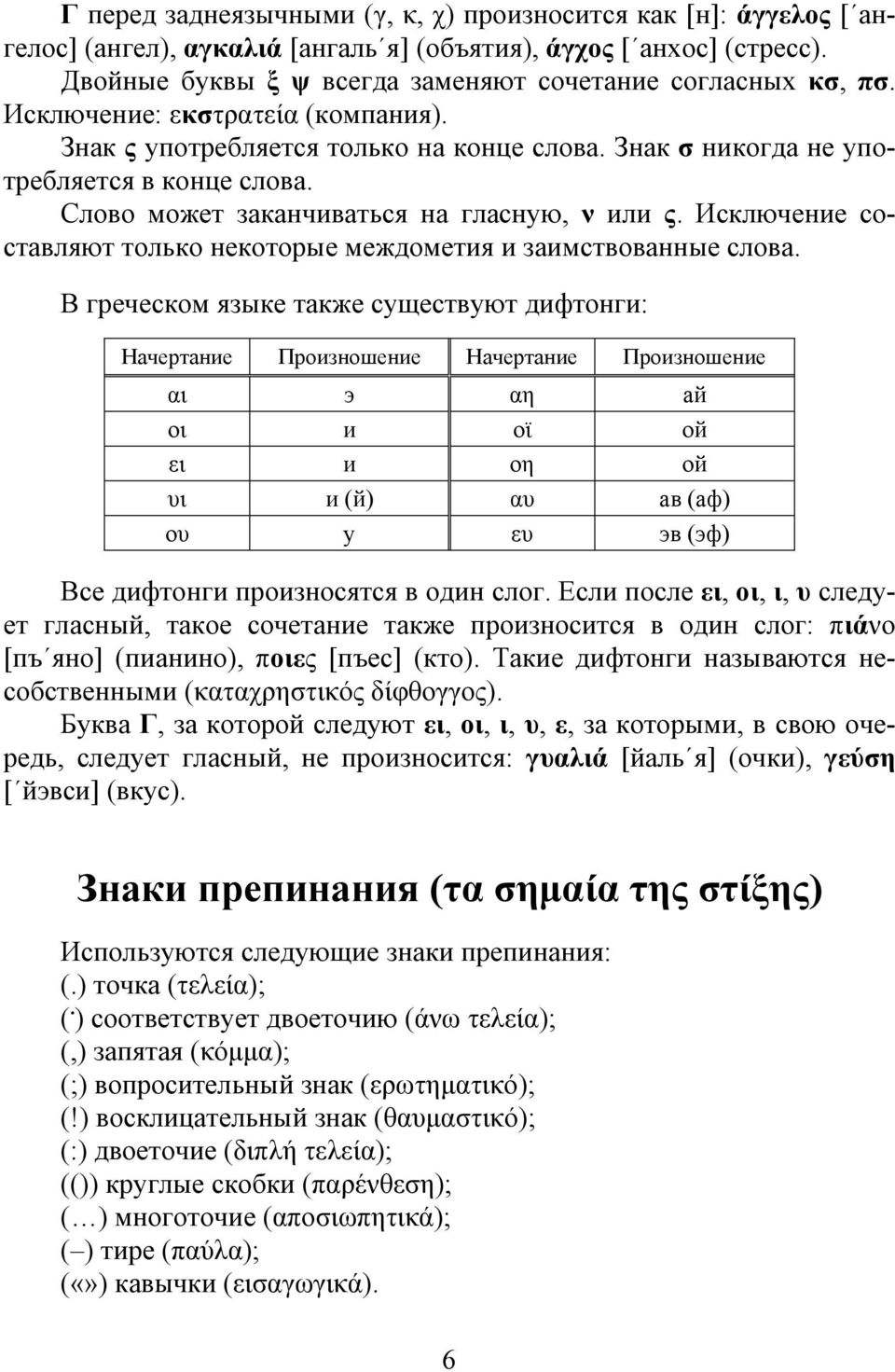 Исключение составляют только некоторые междометия и заимствованные слова.