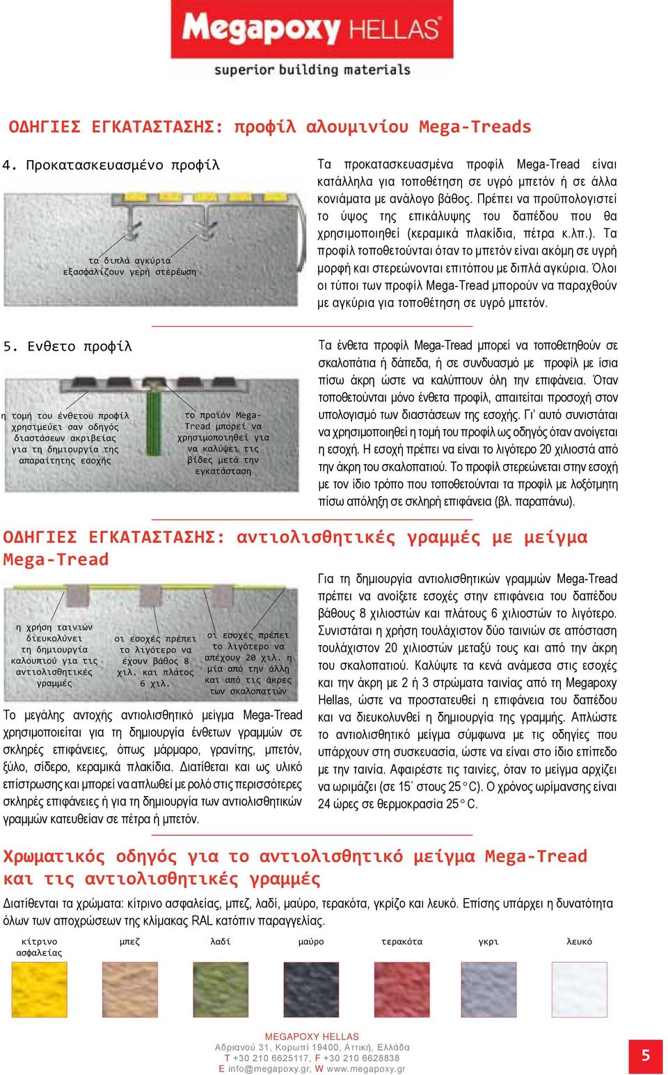 Πρέπει να προϋπολογιστεί το ύψος της επικάλυψης του δαπέδου που θα χρησιμοποιηθεί (κεραμικά πλακίδια, πέτρα κ.λπ.).