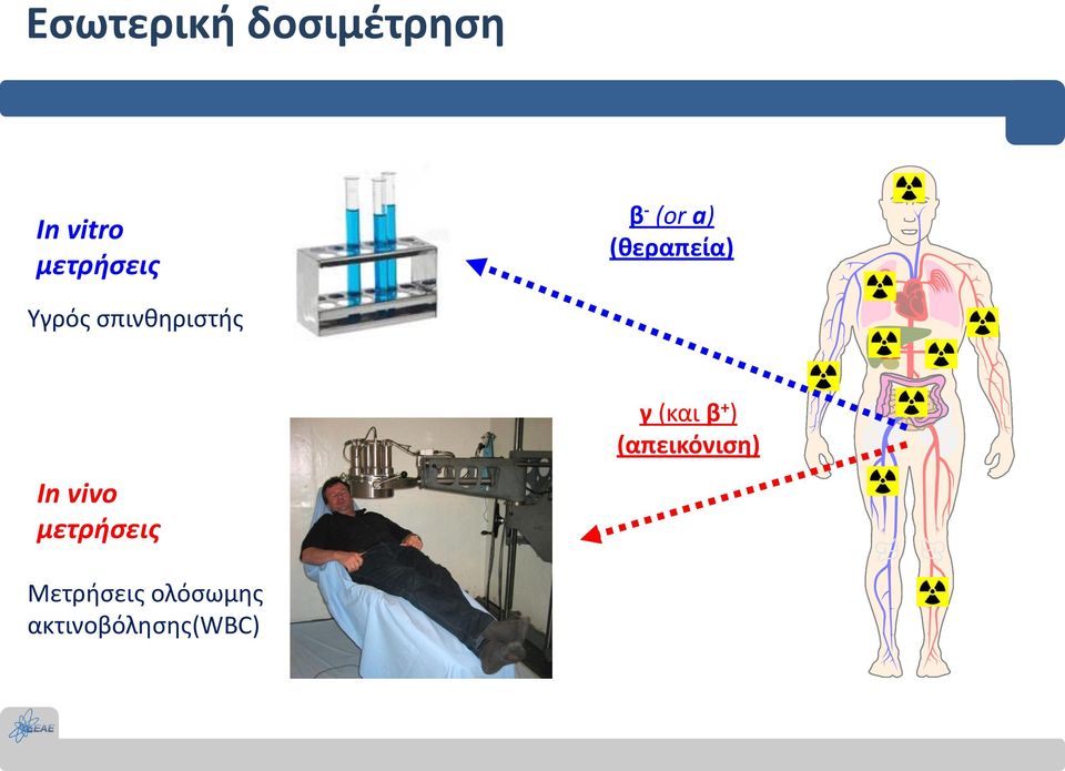 In vivo μετρήσεις γ (και β + )