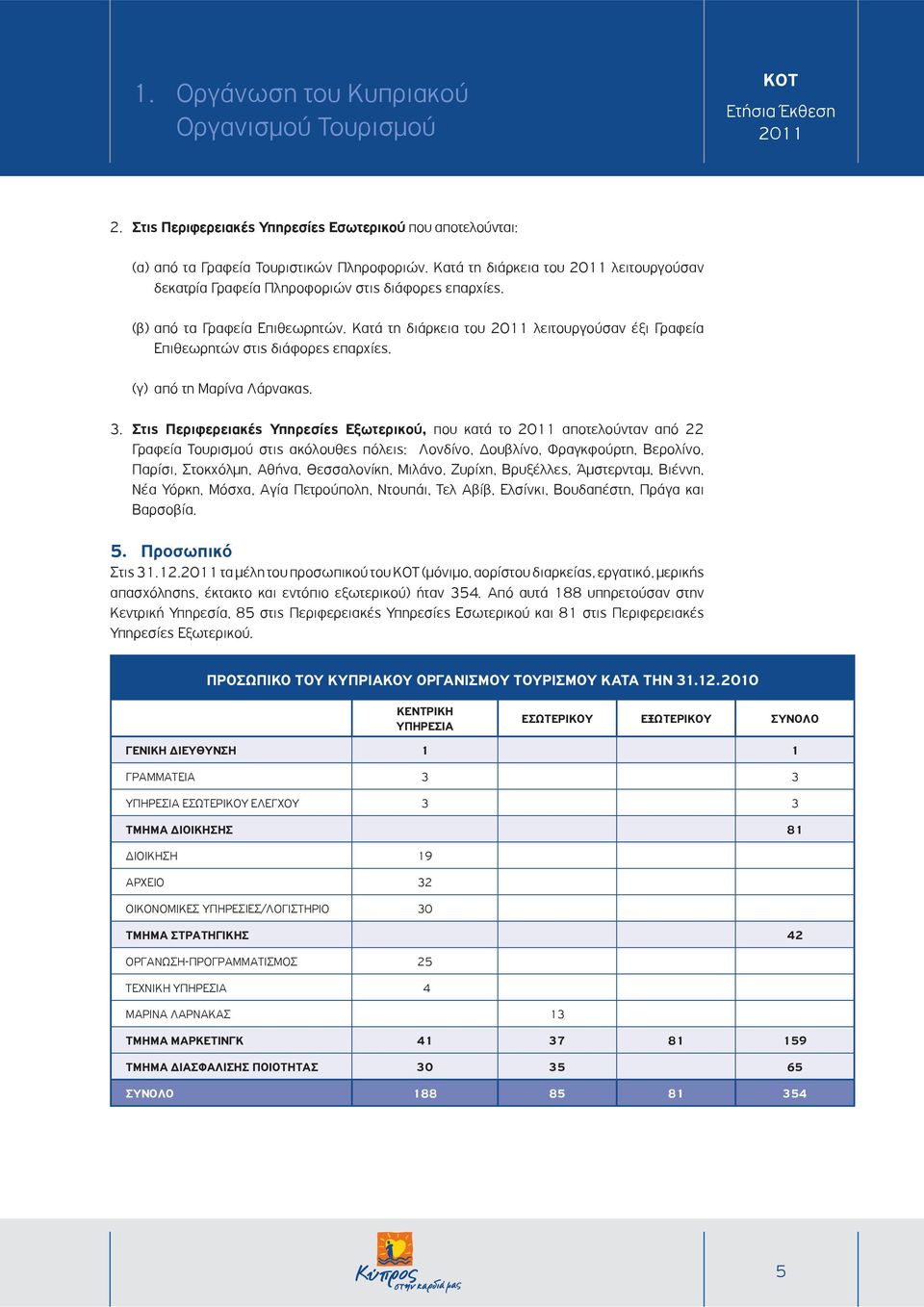 Κατά τη διάρκεια του λειτουργούσαν έξι Γραφεία Επιθεωρητών στις διάφορες επαρχίες. (γ) από τη Μαρίνα Λάρνακας. 3.