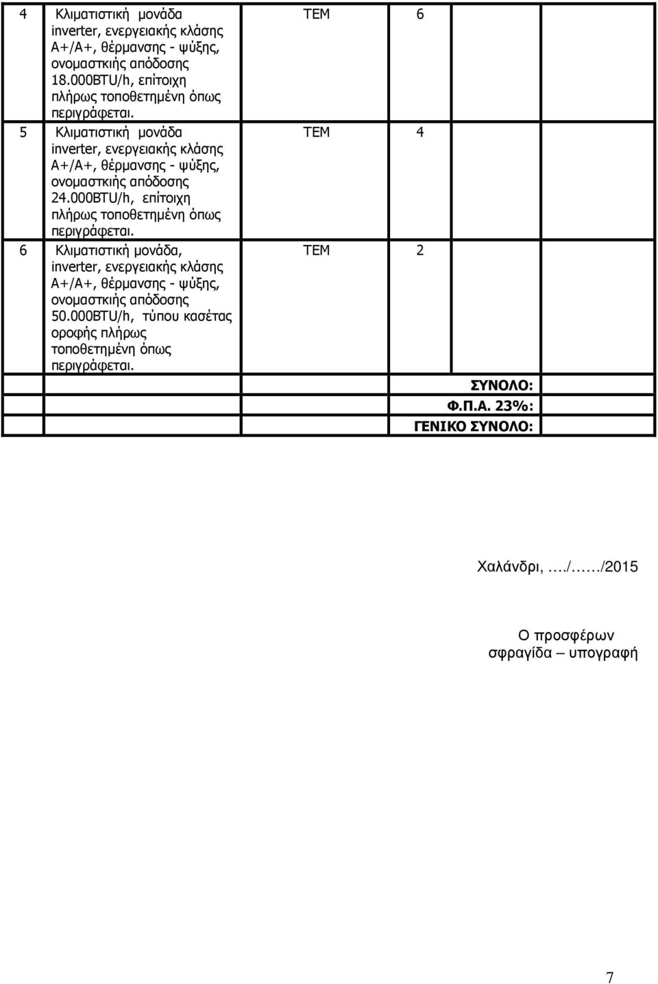 000BTU/h, επίτοιχη πλήρως τοποθετημένη όπως 6 Κλιματιστική μονάδα, 50.