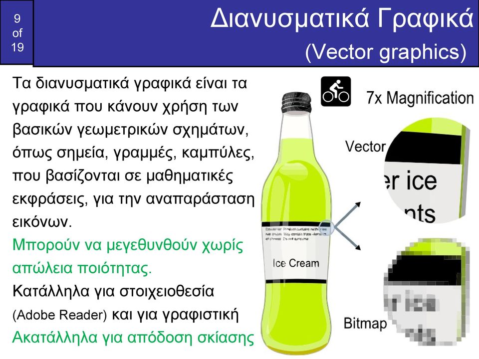 σε μαθηματικές εκφράσεις, για την αναπαράσταση εικόνων.