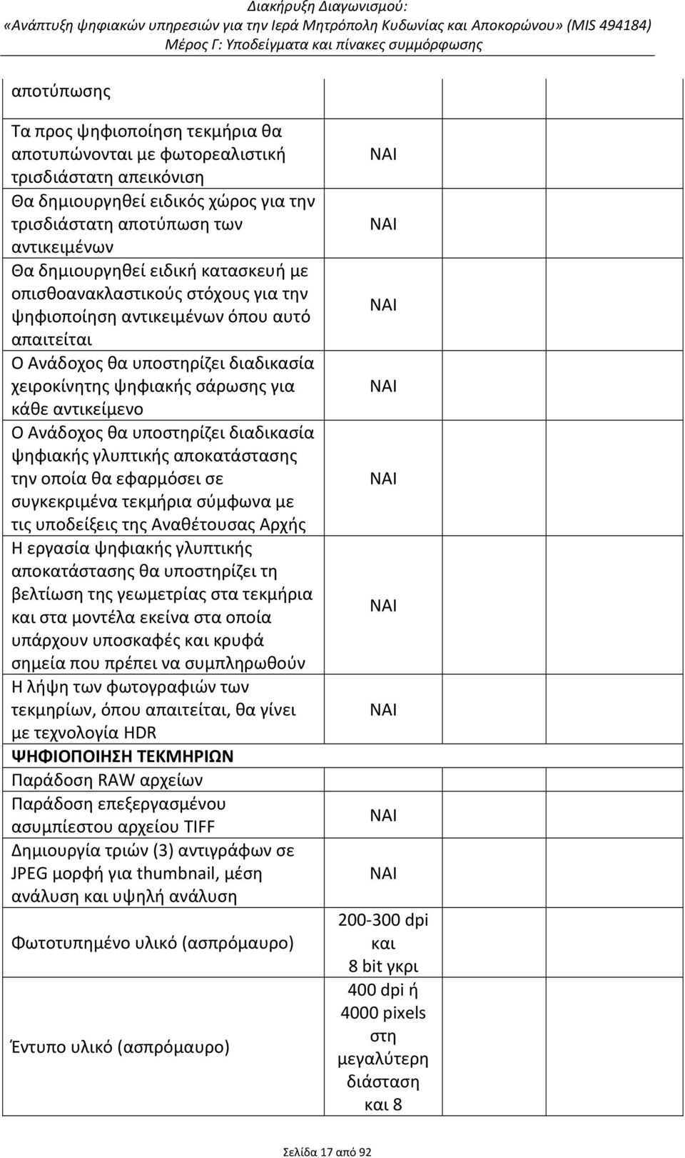 υποστηρίζει διαδικασία ψηφιακής γλυπτικής αποκατάστασης την οποία θα εφαρμόσει σε συγκεκριμένα τεκμήρια σύμφωνα με τις υποδείξεις της Αναθέτουσας Αρχής Η εργασία ψηφιακής γλυπτικής αποκατάστασης θα