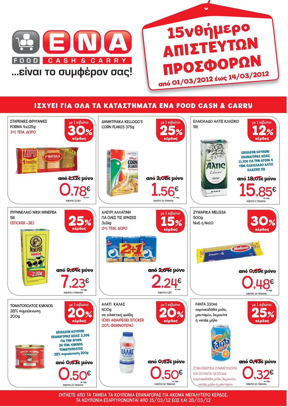 ΕΛΑΙΟΛΑΔΟ ΑΛΤΙΣ ΚΛΑΣΙΚΟ 5lt από από,1 1,1 μόνο από,08 μόνο από 18,01 8,01 μόνο 0,78 1,56 15,85 ΚΙΒΩΤΙΟ 1 ΣΕΤ ΚΙΒΩΤΙΟ 16 ΤΕΜΑΧΙΑ ΚΙΒΩΤΙΟ 4 ΤΕΜΑΧΙΑ ΠΥΡΗΝΕΛΑΙΟ ΝΙΚΗ ΜΙΝΕΡΒΑ 5lt (STICKER -) 5 ΑΛΕΥΡΙ