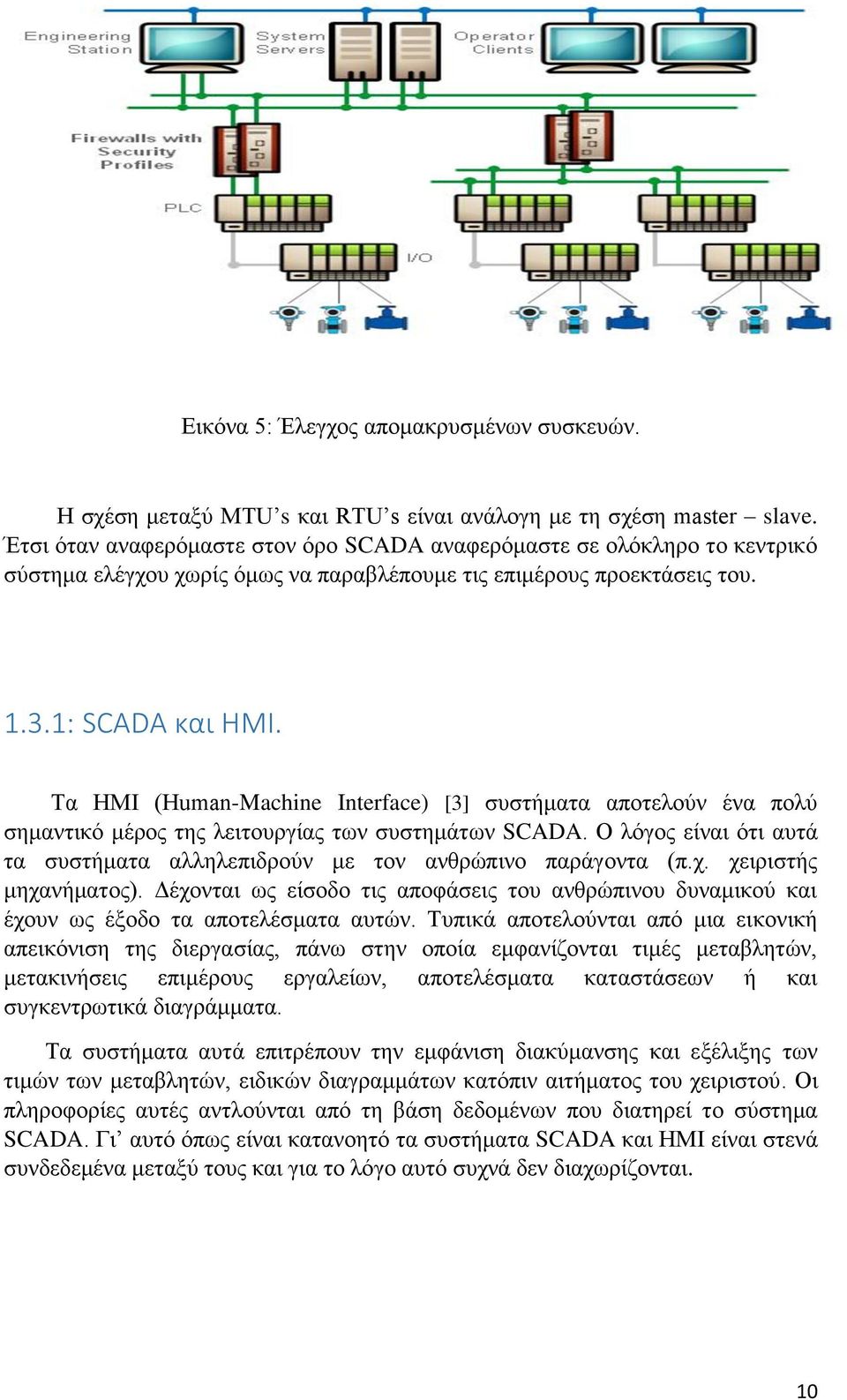 Τα ΗΜΙ (Human-Machine Interface) [3] συστήματα αποτελούν ένα πολύ σημαντικό μέρος της λειτουργίας των συστημάτων SCADA. Ο λόγος είναι ότι αυτά τα συστήματα αλληλεπιδρούν με τον ανθρώπινο παράγοντα (π.