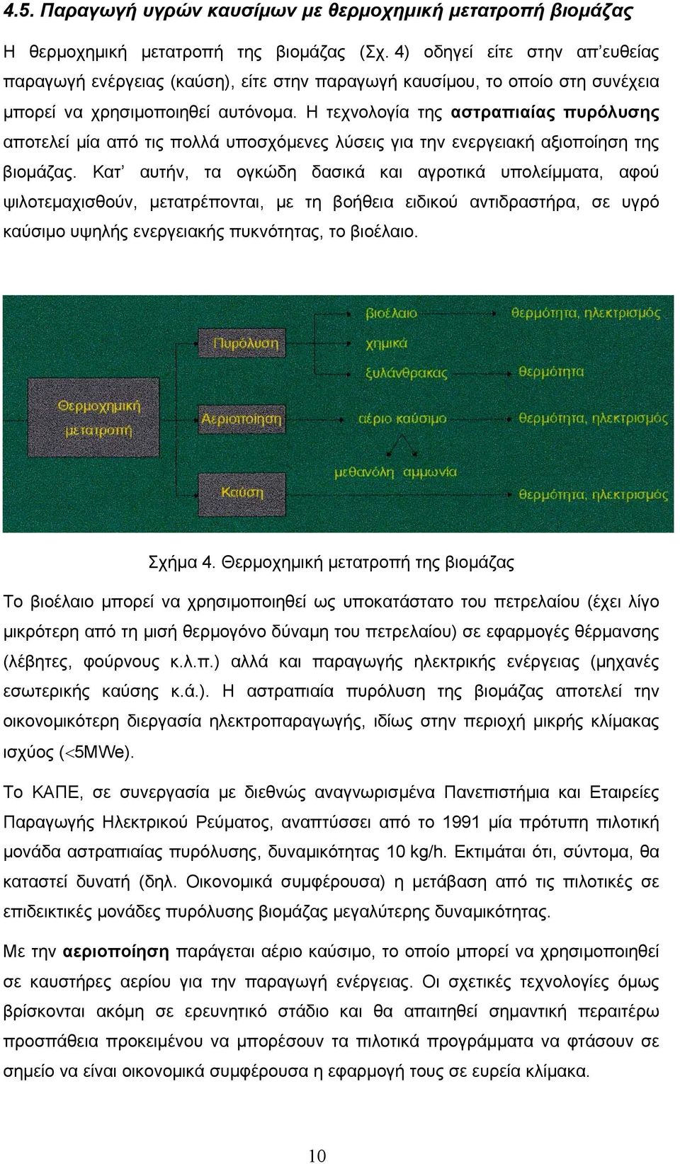 Η τεχνολογία της αστραπιαίας πυρόλυσης αποτελεί μία από τις πολλά υποσχόμενες λύσεις για την ενεργειακή αξιοποίηση της βιομάζας.