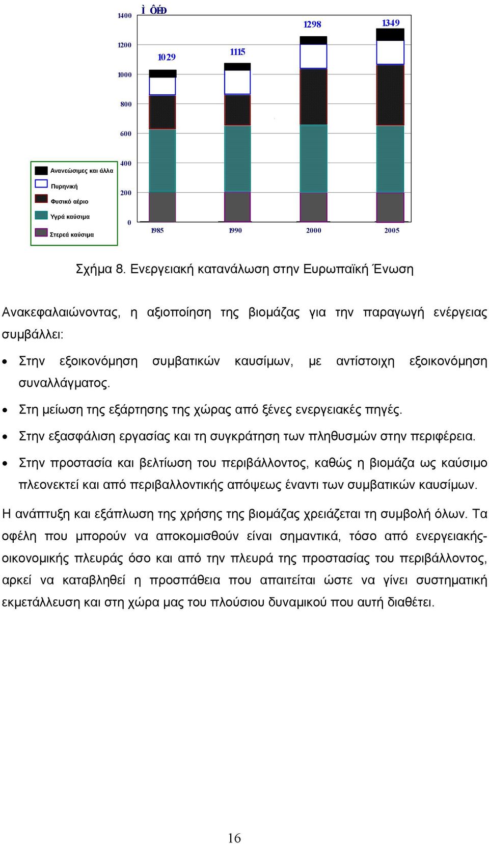 συναλλάγματος. Στη μείωση της εξάρτησης της χώρας από ξένες ενεργειακές πηγές. Στην εξασφάλιση εργασίας και τη συγκράτηση των πληθυσμών στην περιφέρεια.