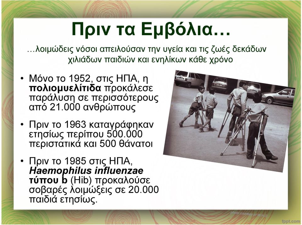 000 ανθρώπους Πριν το 1963 καταγράφηκαν ετησίως περίπου 500.