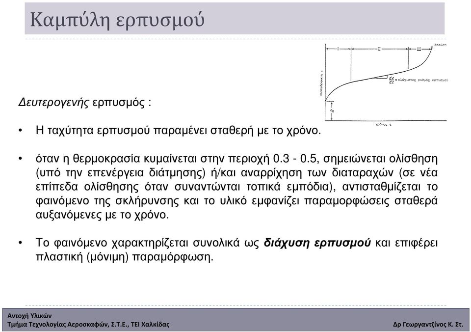 5, σηµειώνεται ολίσθηση (υπό την επενέργεια διάτµησης) ή/και αναρρίχηση των διαταραχών (σε νέα επίπεδα ολίσθησης όταν