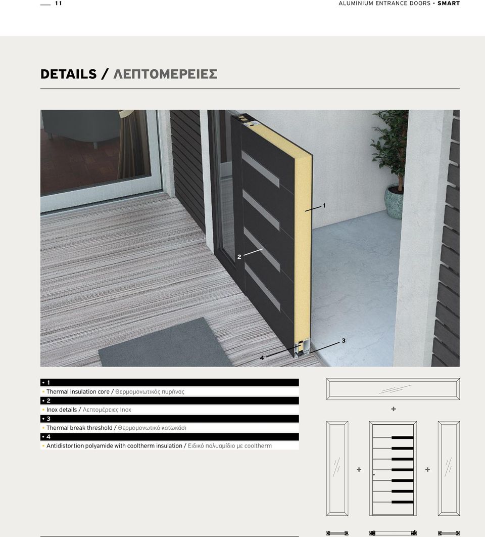 Λεπτομέρειες Inox 3 Thermal break threshold / Θερμομονωτικό κατωκάσι 4