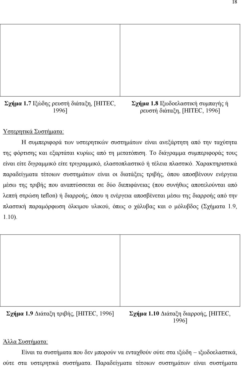 μετατόπιση. Το διάγραμμα συμπεριφοράς τους είναι είτε διγραμμικό είτε τριγραμμικό, ελαστοπλαστικό ή τέλεια πλαστικό.