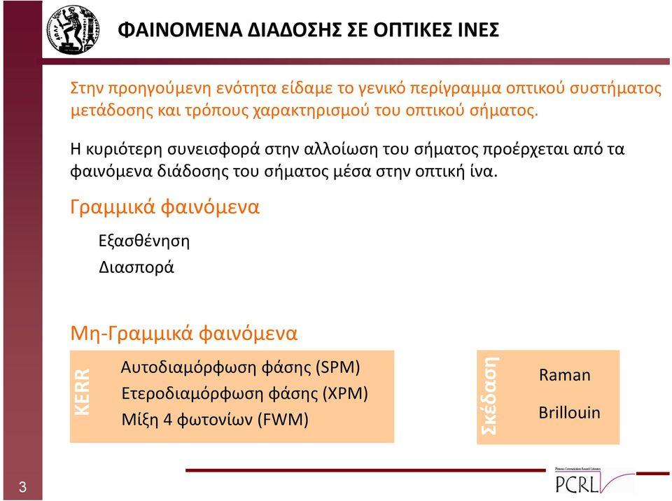 Η κυριότερη συνεισφορά στην αλλοίωση του σήματος προέρχεται από τα φαινόμενα διάδοσης του σήματος μέσα στην