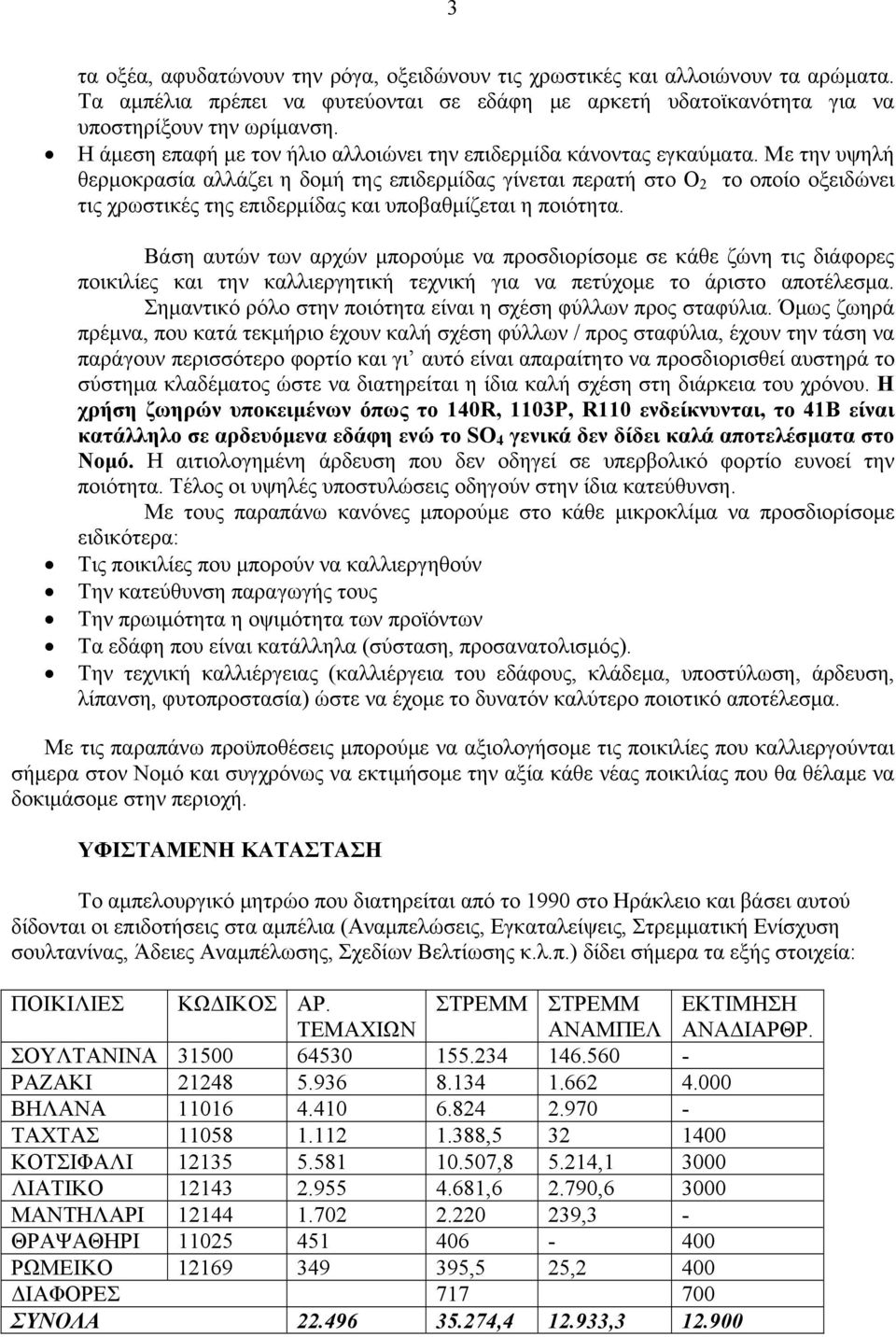 Με την υψηλή θερμοκρασία αλλάζει η δομή της επιδερμίδας γίνεται περατή στο Ο 2 το οποίο οξειδώνει τις χρωστικές της επιδερμίδας και υποβαθμίζεται η ποιότητα.