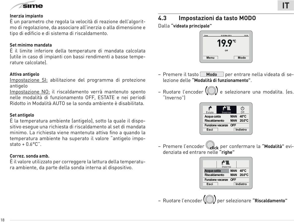 rendimenti a basse temperature calcolate).