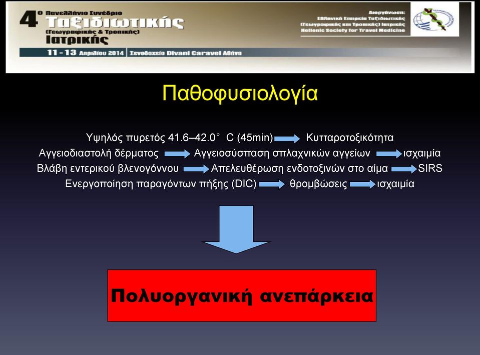 σπλαχνικών αγγείων ισχαιμία Βλάβη εντερικού βλενογόννου Απελευθέρωση