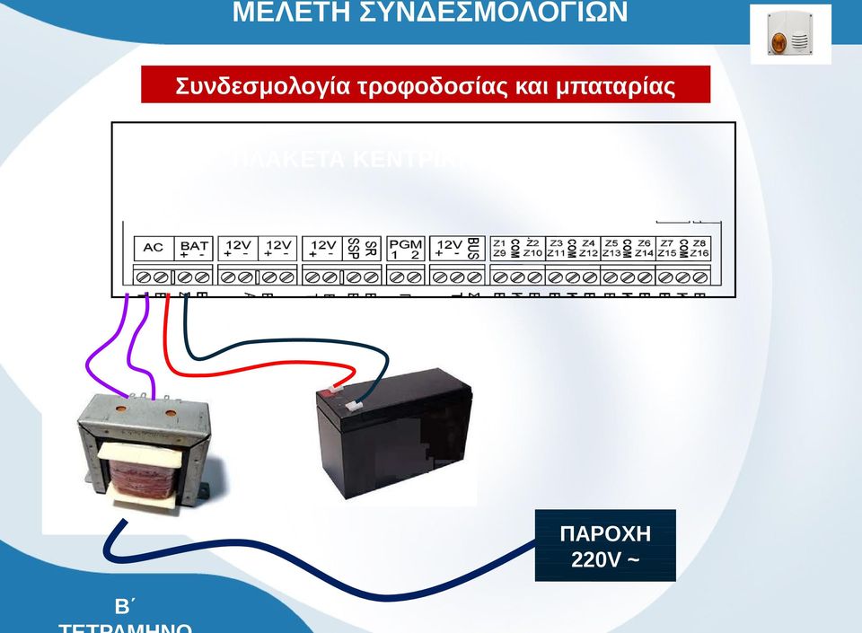 και μπαταρίας ΠΛΑΚΕΤΑ