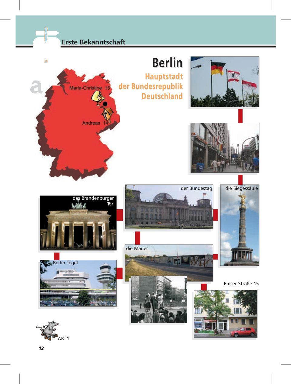 Deutschland der Bundestag die Siegessäule das