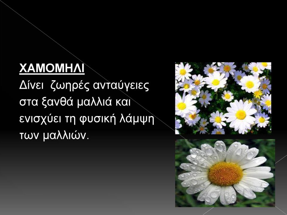 μαλλιά και ενισχύει τη
