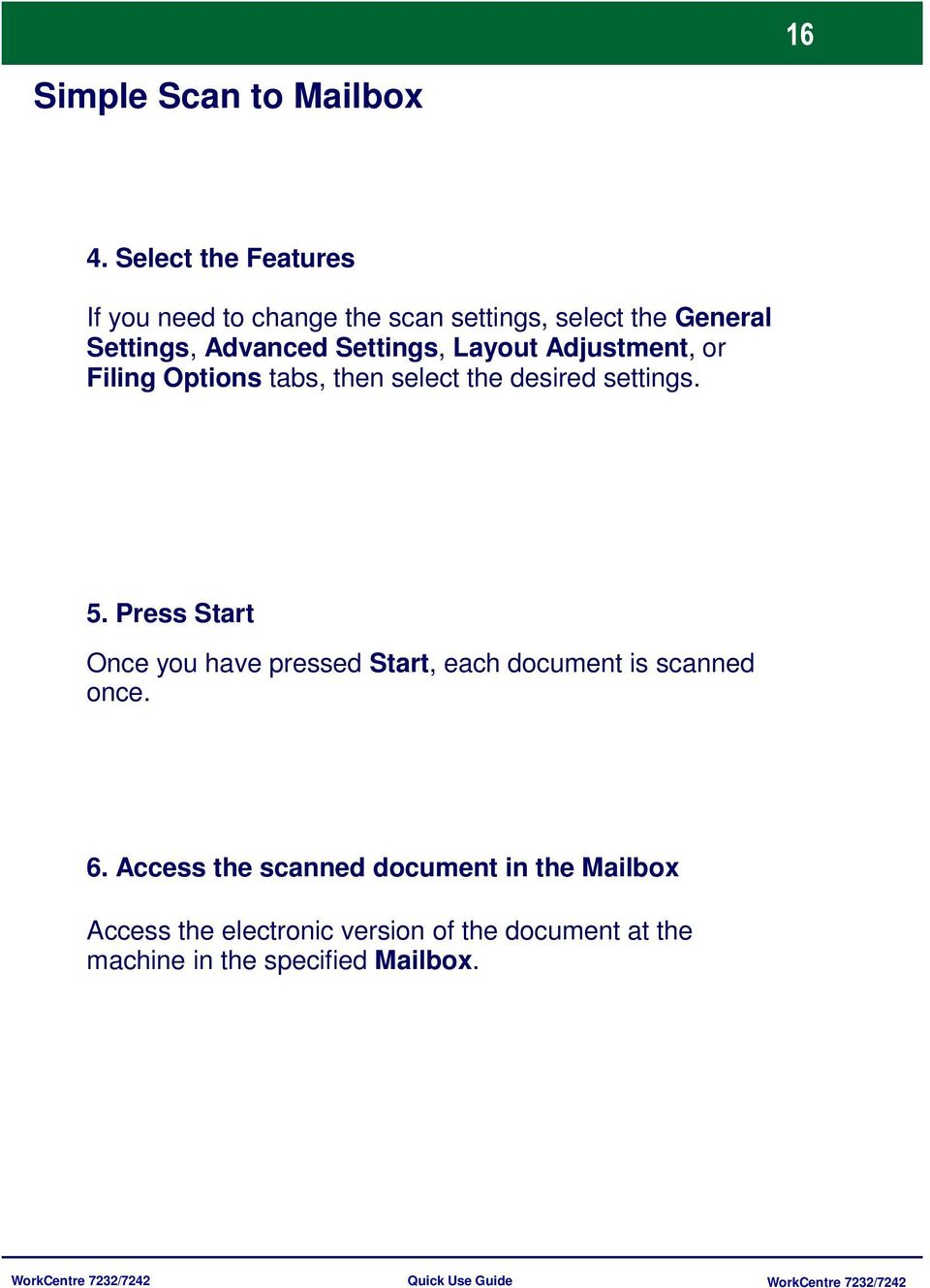 Layout Adjustment, or Filing Options tabs, then select the desired settings. 5.