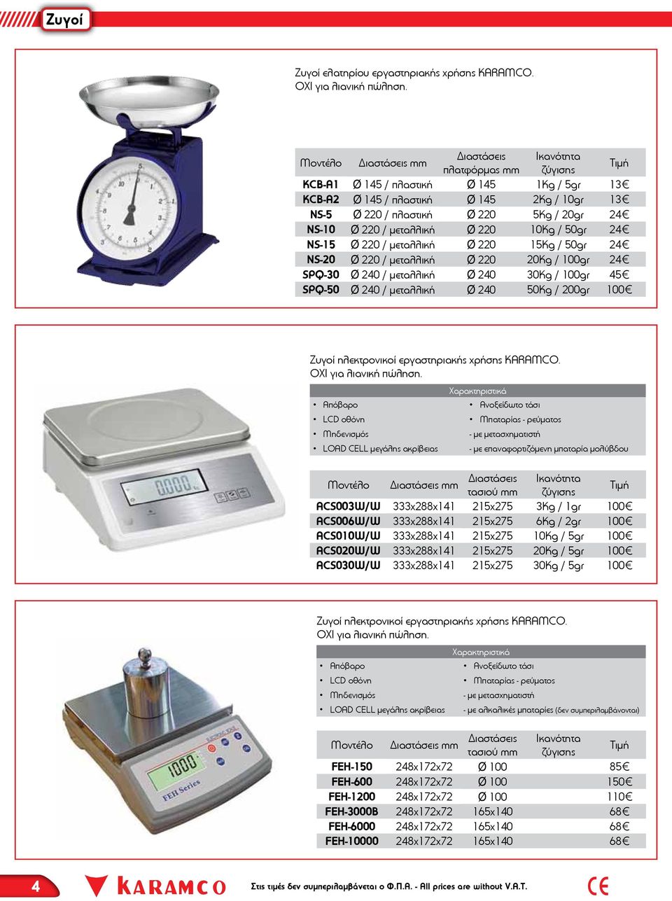 NS-10 Ø 220 / μεταλλική Ø 220 10Kg / 50gr 24 NS-15 Ø 220 / μεταλλική Ø 220 15Kg / 50gr 24 NS-20 Ø 220 / μεταλλική Ø 220 20Kg / 100gr 24 SPQ-30 Ø 240 / μεταλλική Ø 240 30Kg / 100gr 45 SPQ-50 Ø 240 /