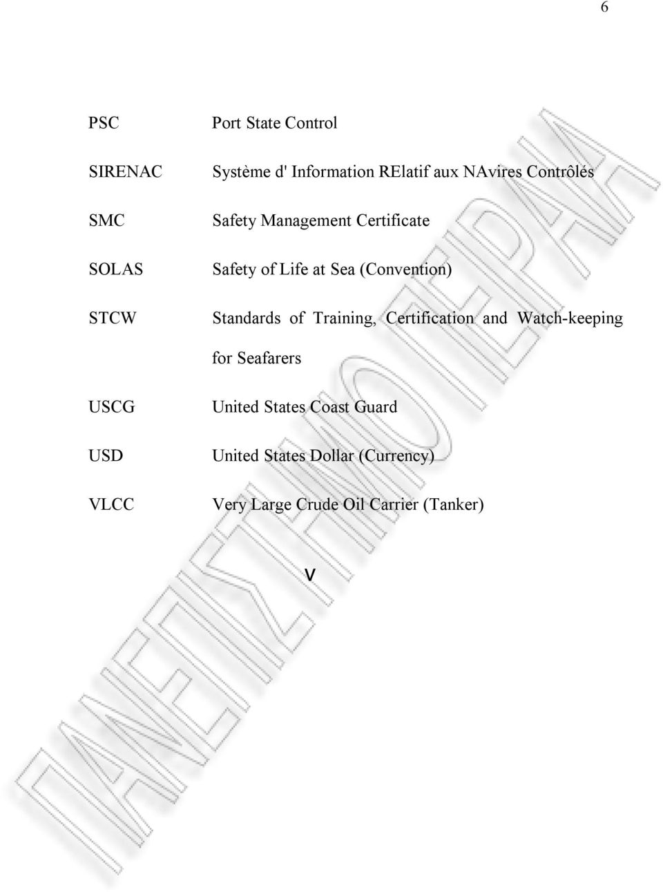 Standards of Training, Certification and Watch-keeping for Seafarers USCG USD VLCC