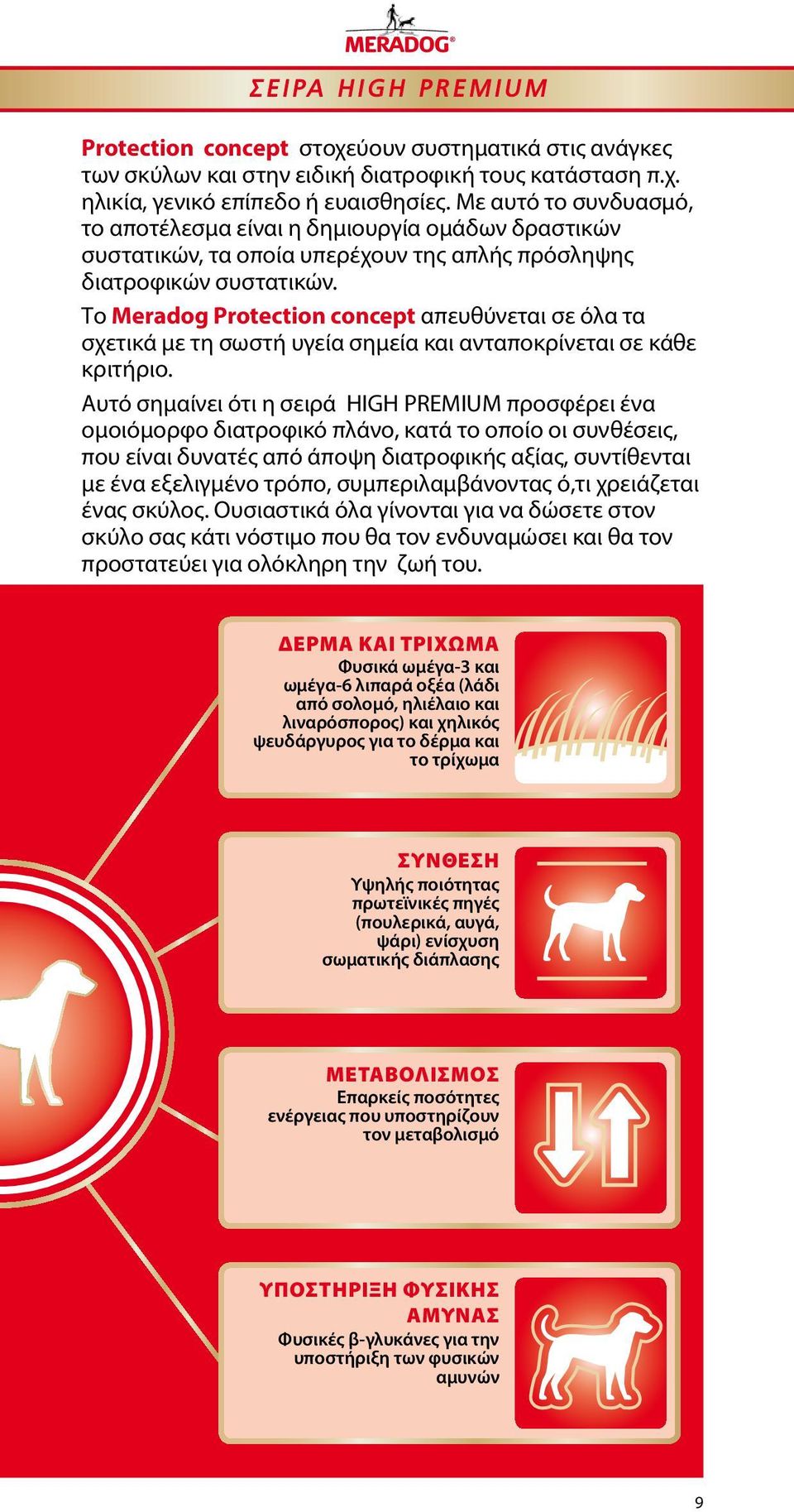 Το Meradog Protection concept απευθύνεται σε όλα τα σχετικά με τη σωστή υγεία σημεία και ανταποκρίνεται σε κάθε κριτήριο.