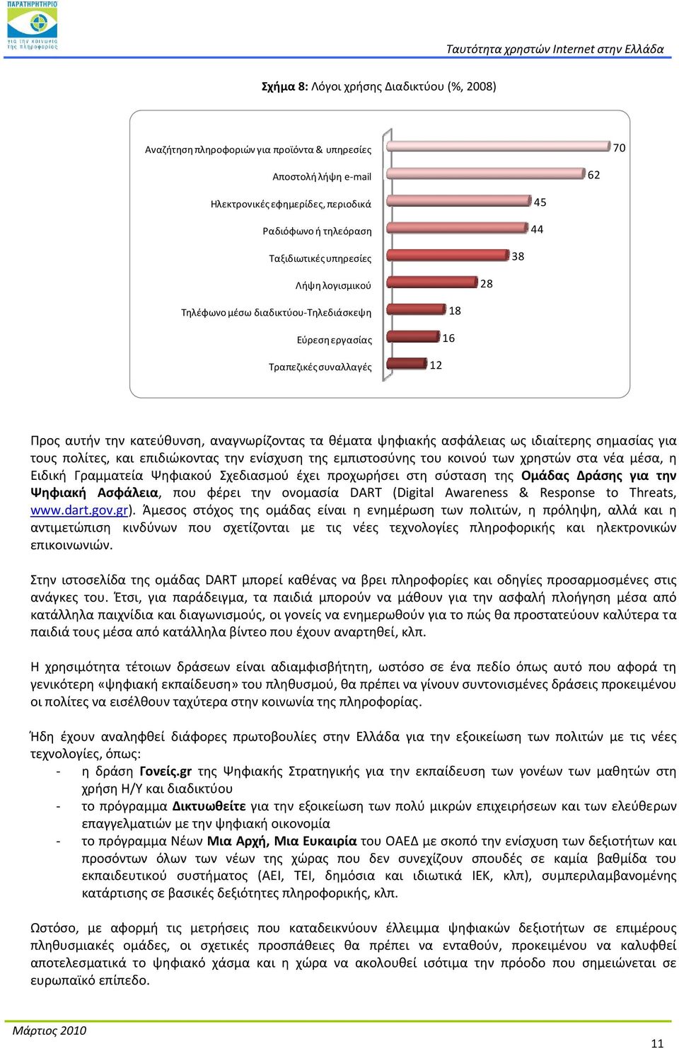 ιδιαίτερης σημασίας για τους πολίτες, και επιδιώκοντας την ενίσχυση της εμπιστοσύνης του κοινού των χρηστών στα νέα μέσα, η Ειδική Γραμματεία Ψηφιακού Σχεδιασμού έχει προχωρήσει στη σύσταση της