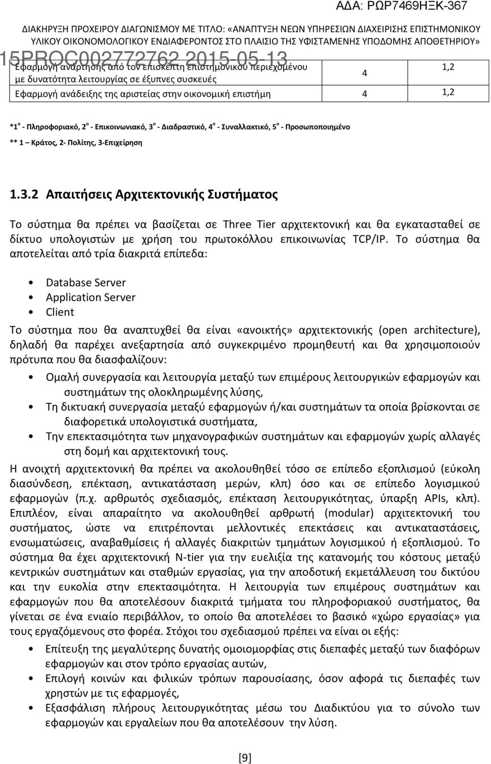 ο - Διαδραστικό, 4 ο - Συναλλακτικό, 5 ο - Προσωποποιημένο ** 1 Κράτος, 2- Πολίτης, 3-