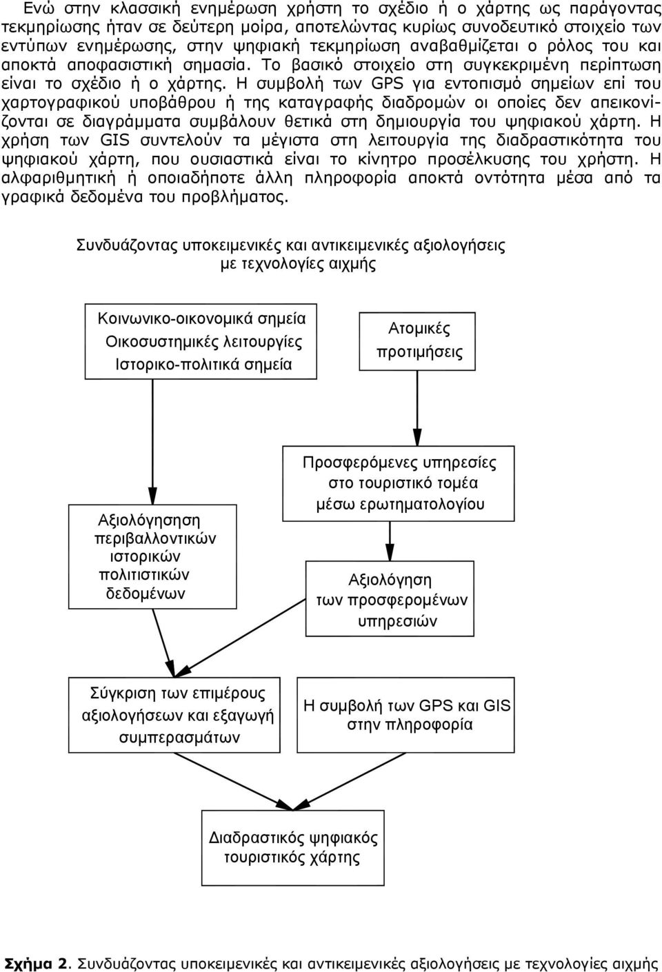 Η συμβολή των GPS για εντοπισμό σημείων επί του χαρτογραφικού υποβάθρου ή της καταγραφής διαδρομών οι οποίες δεν απεικονίζονται σε διαγράμματα συμβάλουν θετικά στη δημιουργία του ψηφιακού χάρτη.