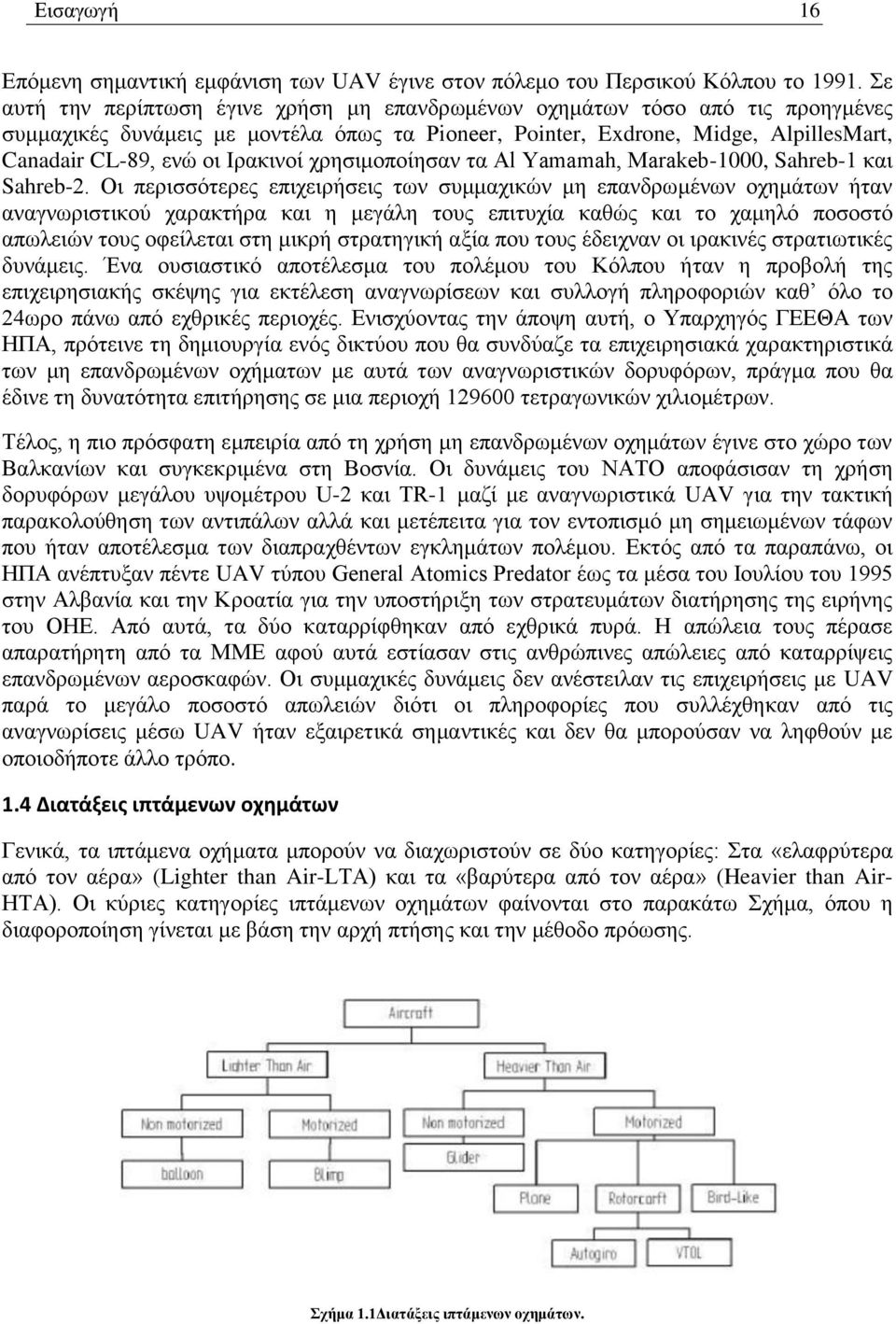 Ιρακινοί χρησιμοποίησαν τα Al Yamamah, Marakeb-1000, Sahreb-1 και Sahreb-2.