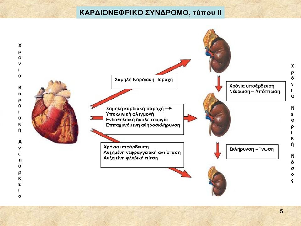 θηοσκλήυνση Χόν υποάδευση Αυξημένη νεφγγεκή ντίστση Αυξημένη φλεβκή