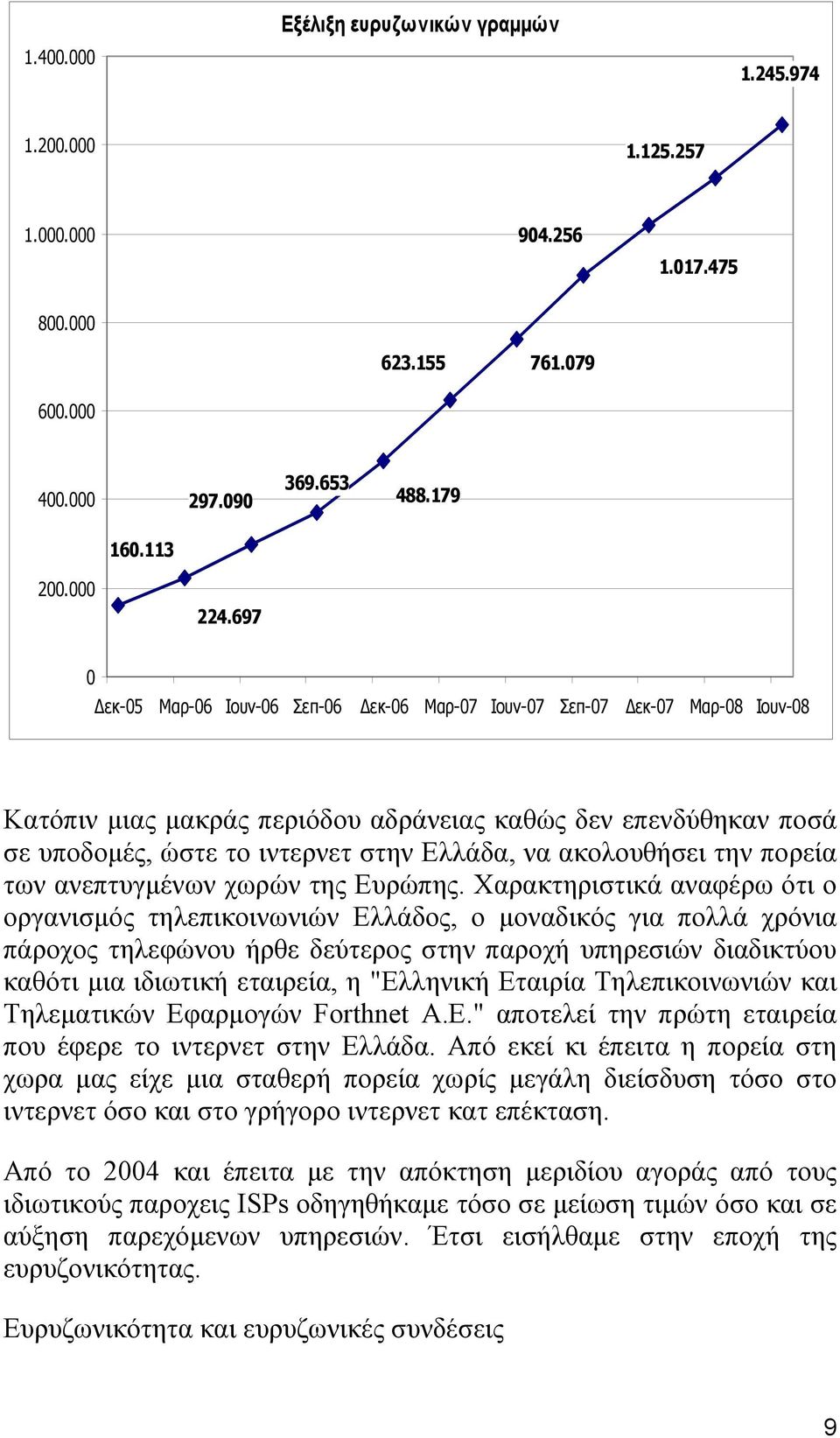 ακολουθήσει την πορεία των ανεπτυγμένων χωρών της Ευρώπης.