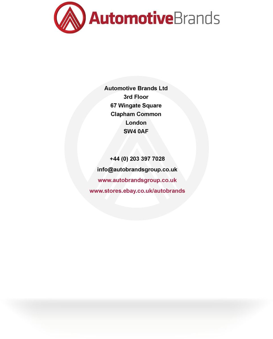 203 397 7028 info@autobrandsgroup.co.uk www.