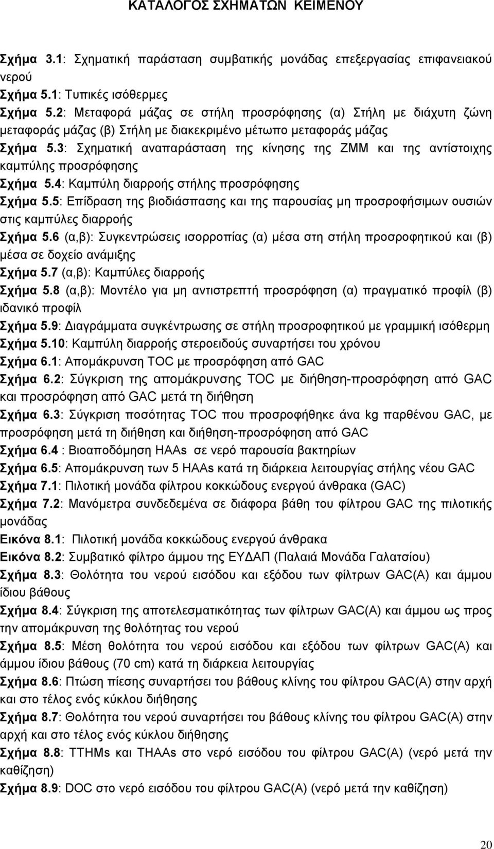 3: Σχηµατική αναπαράσταση της κίνησης της ΖΜΜ και της αντίστοιχης καµπύλης προσρόφησης Σχήµα 5.4: Καµπύλη διαρροής στήλης προσρόφησης Σχήµα 5.