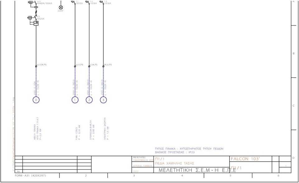 Τ P=, kw FORM-A (X9) STEREO,M.