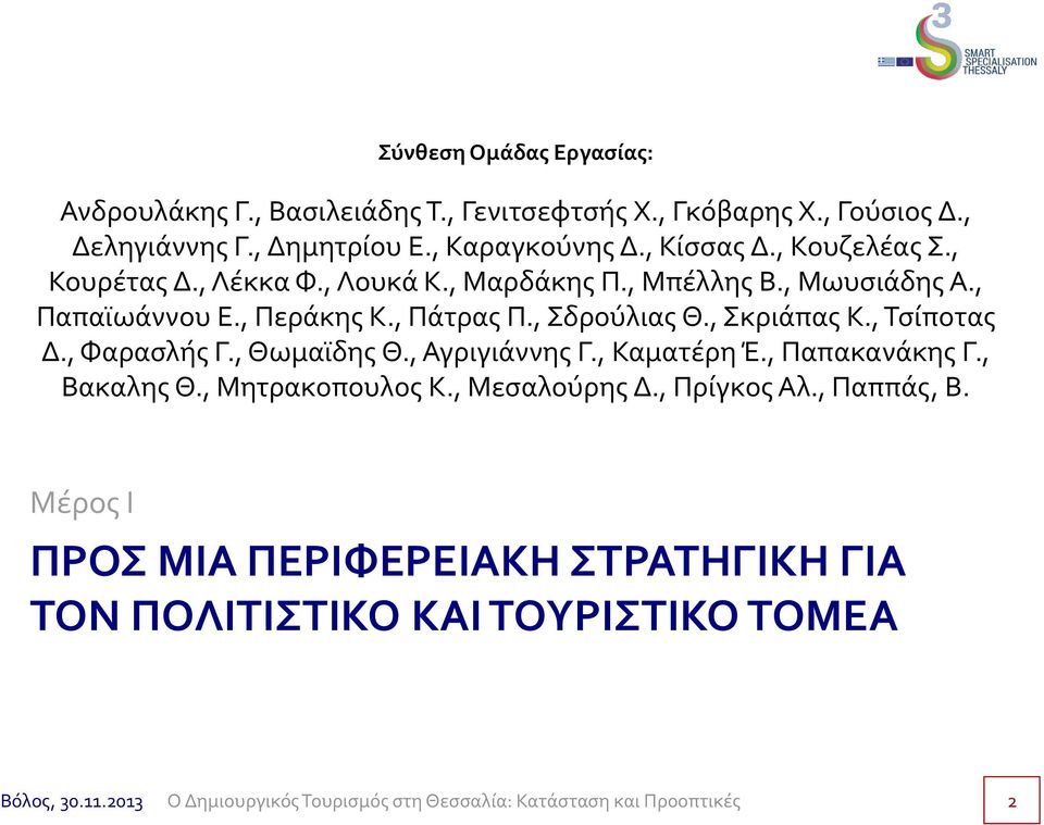 , Περάκης Κ., Πάτρας Π., Σδρούλιας Θ., Σκριάπας Κ., Τσίποτας Δ., Φαρασλής Γ., Θωμαϊδης Θ., Αγριγιάννης Γ., Καματέρη Έ., Παπακανάκης Γ.