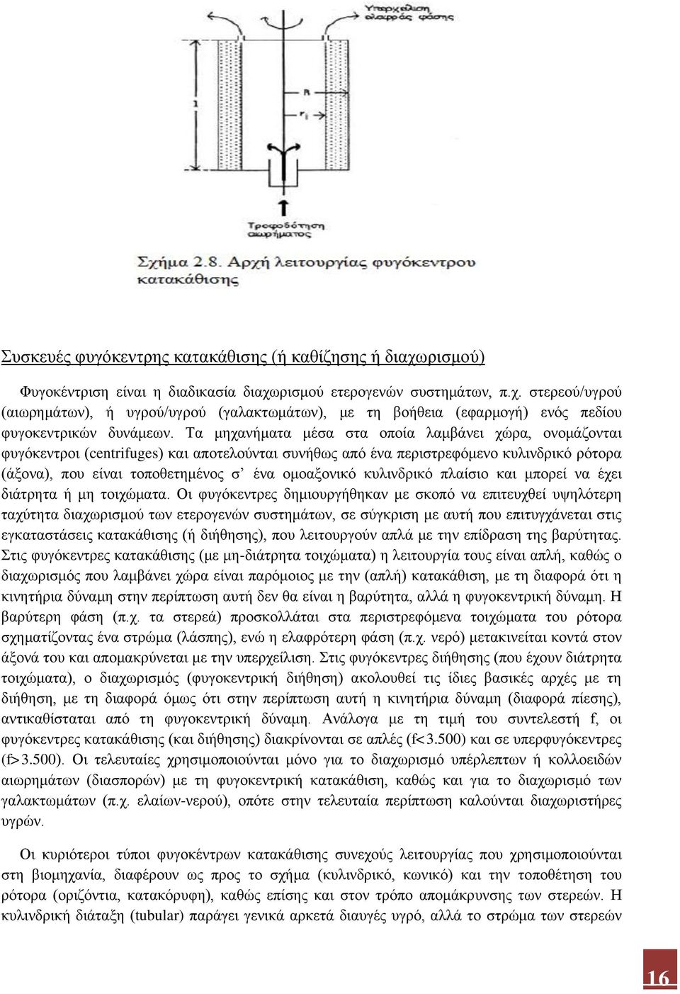 κυλινδρικό πλαίσιο και μπορεί να έχει διάτρητα ή μη τοιχώματα.