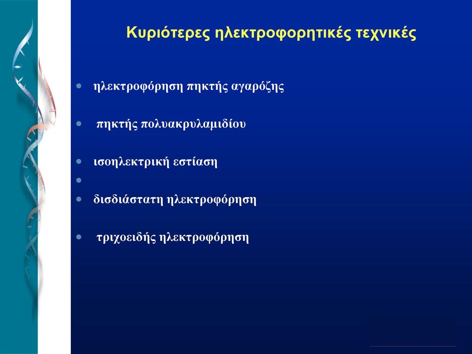 πολυακρυλαμιδίου ισοηλεκτρική εστίαση