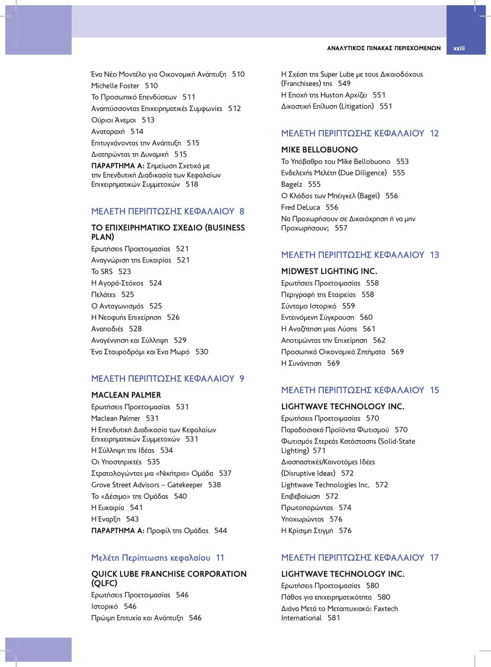 κεφαλαίου 8 Το Επιχειρηματικό Σχέδιο (Business Plan) Ερωτήσεις Προετοιμασίας 521 Αναγνώριση της Ευκαιρίας 521 Το SRS 523 Η Αγορά-Στόχος 524 Πελάτες 525 Ο Ανταγωνισμός 525 Η Νεοφυής Επιχείρηση 526