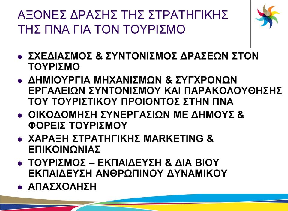 ΤΟΥΡΙΣΤΙΚΟΥ ΠΡΟΙΟΝΤΟΣ ΣΤΗΝ ΠΝΑ ΟΙΚΟΔΟΜΗΣΗ ΣΥΝΕΡΓΑΣΙΩΝ ΜΕ ΔΗΜΟΥΣ & ΦΟΡΕΙΣ ΤΟΥΡΙΣΜΟΥ ΧΑΡΑΞΗ